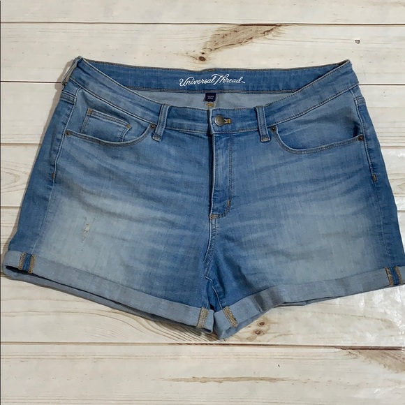 universal thread mid rise midi shorts